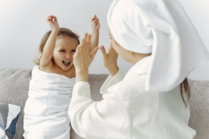 High Five after washing hair